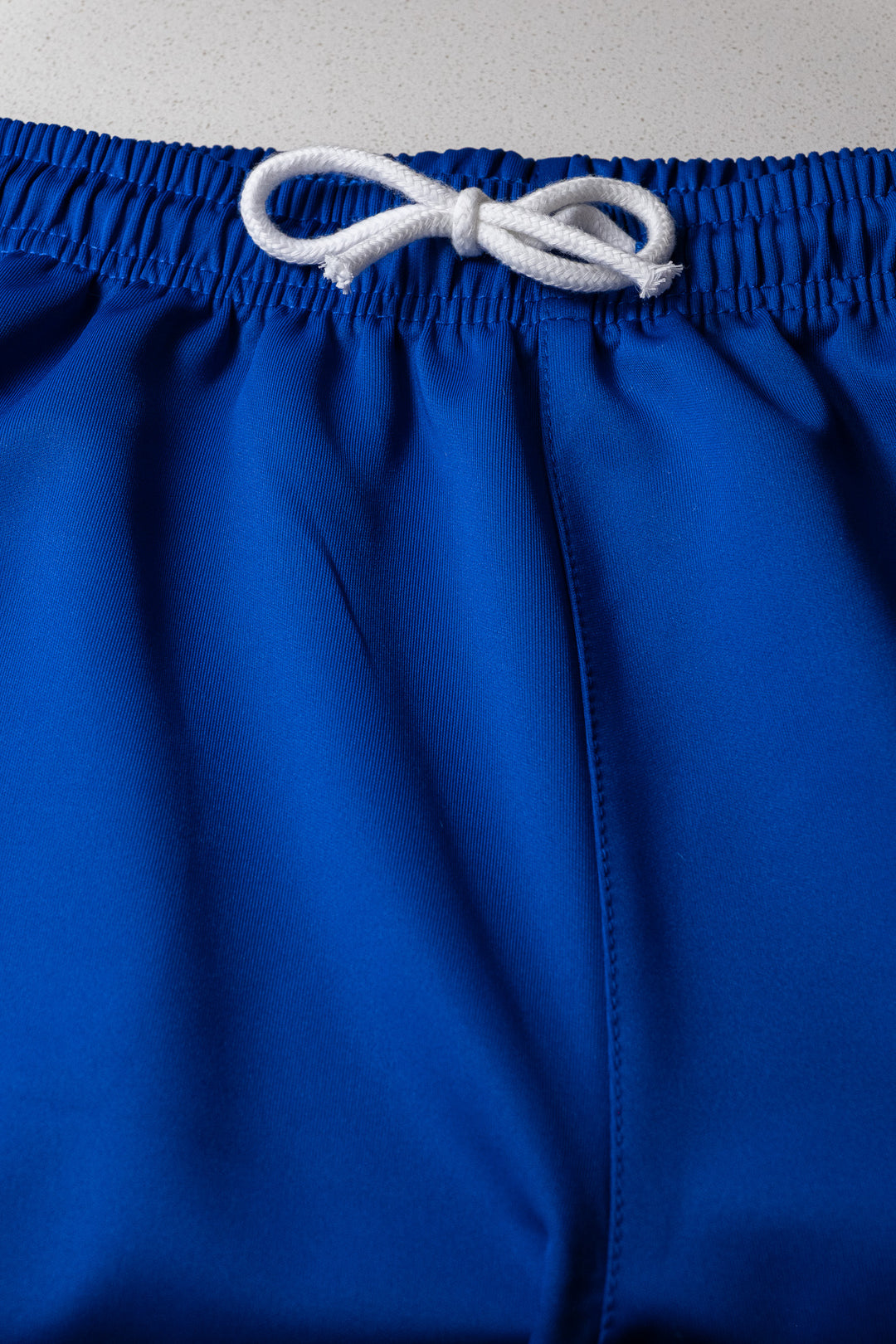 BLUE STRIPED OLD SCHOOL GYM SHORTS