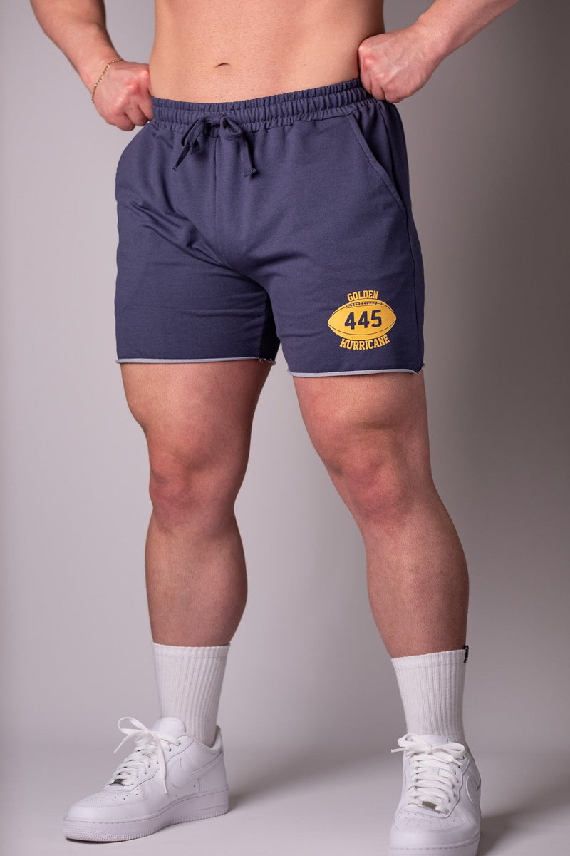 GOLDEN HURRICANE GYM SHORTS | OLD SCHOOL GYM CLOTHING BUILT FOR