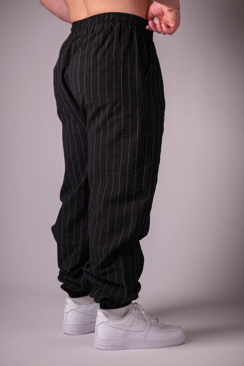 Old School Glory Titan Pinstripe Men's Retro Bodybuilding Joggers