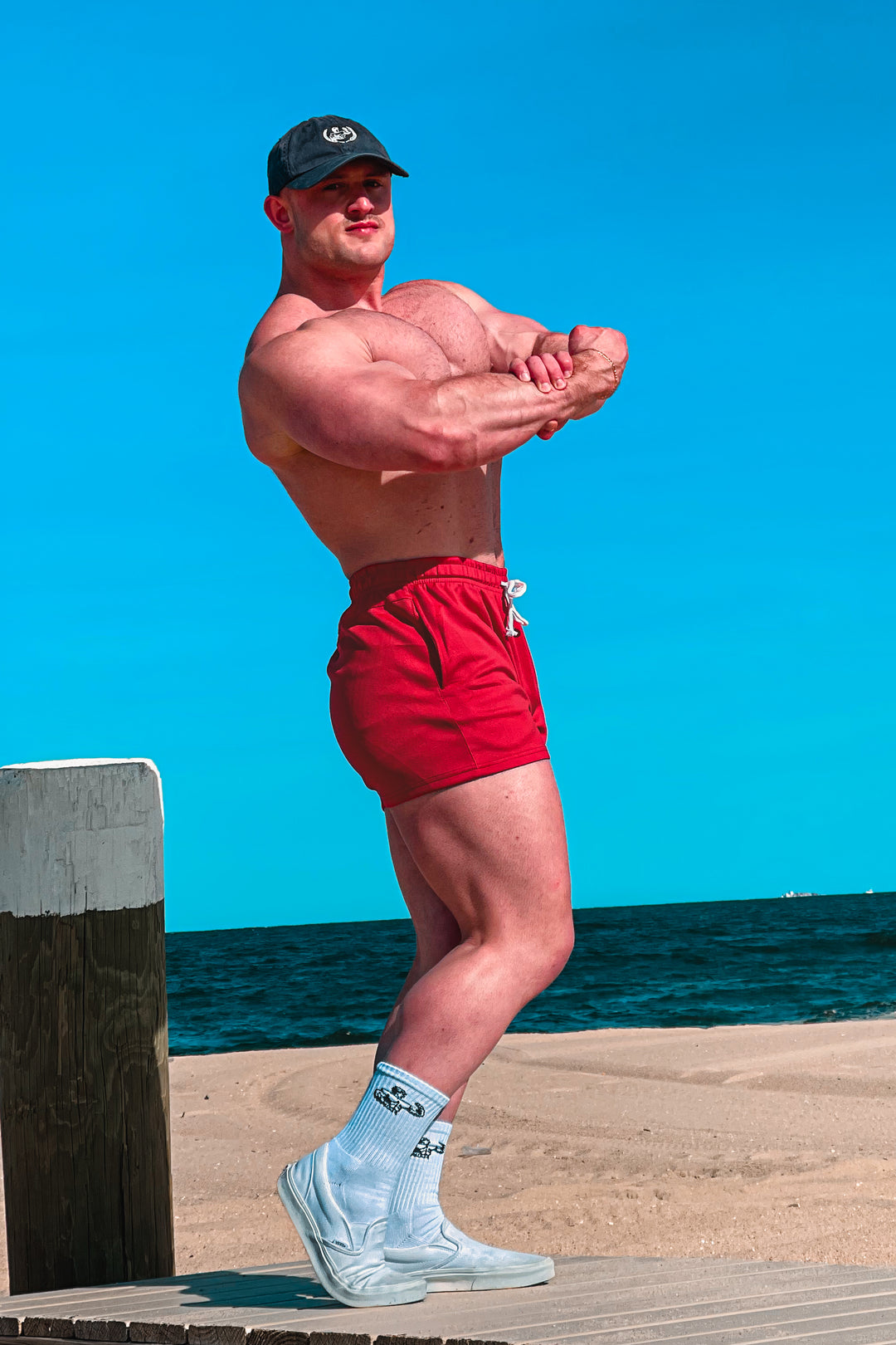 LIFEGUARD OLD SCHOOL GYM SHORTS