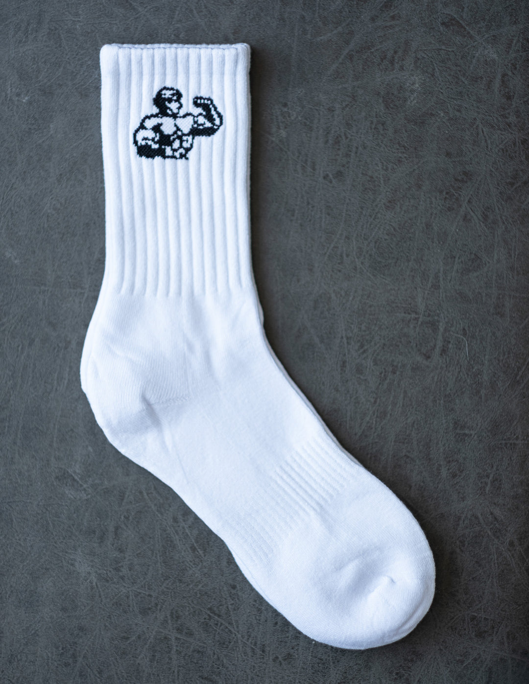 WHITE GLORY MID-CALF SOCKS