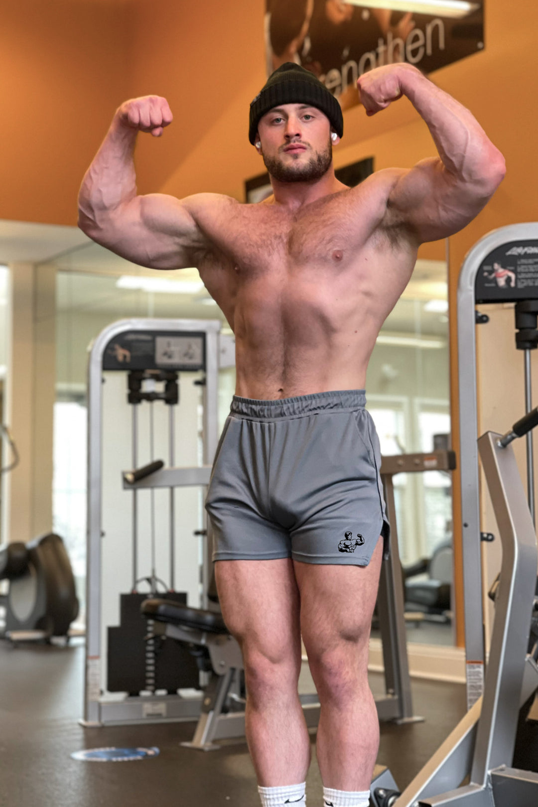 GREY DRI-FIT SHORTS