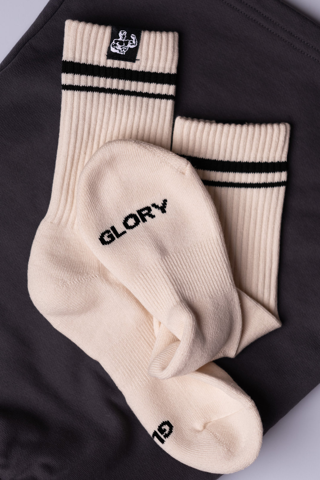 '96 GLORY SOCKS IN IVORY