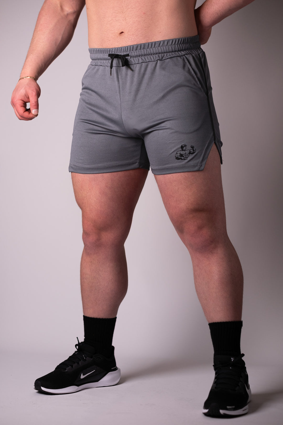 GREY DRI-FIT SHORTS