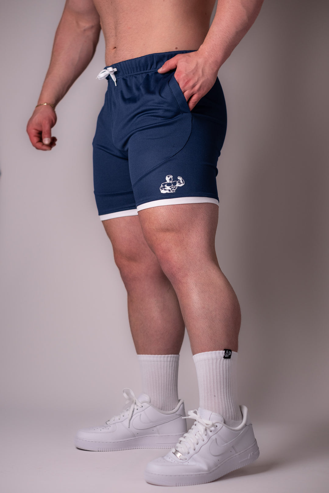 NAVY DRI-FIT SHORTS