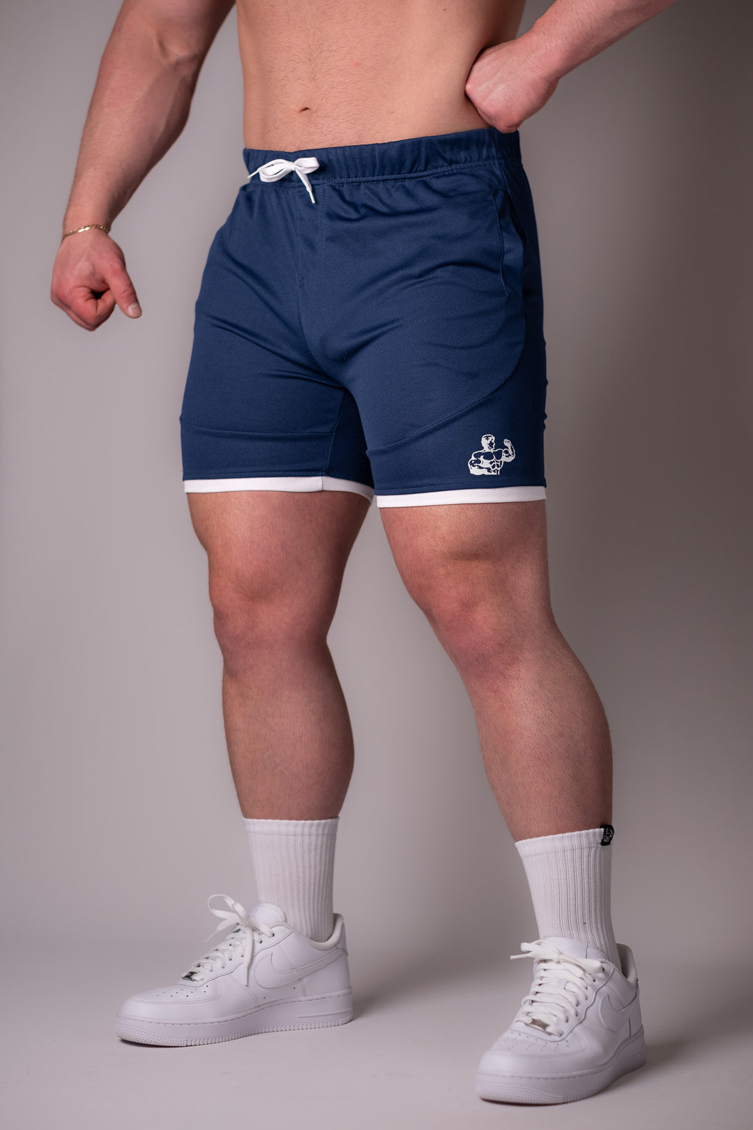 NAVY DRI-FIT SHORTS