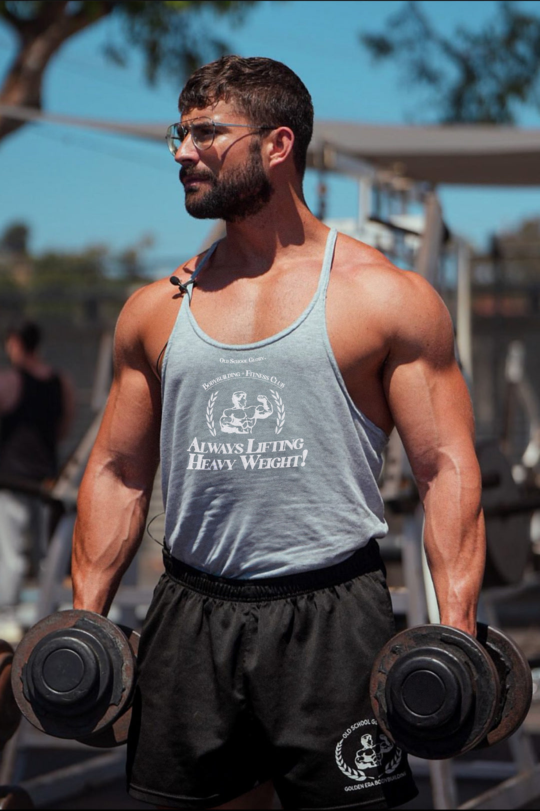 ATHLETIC GYM STRINGER TANK TOP