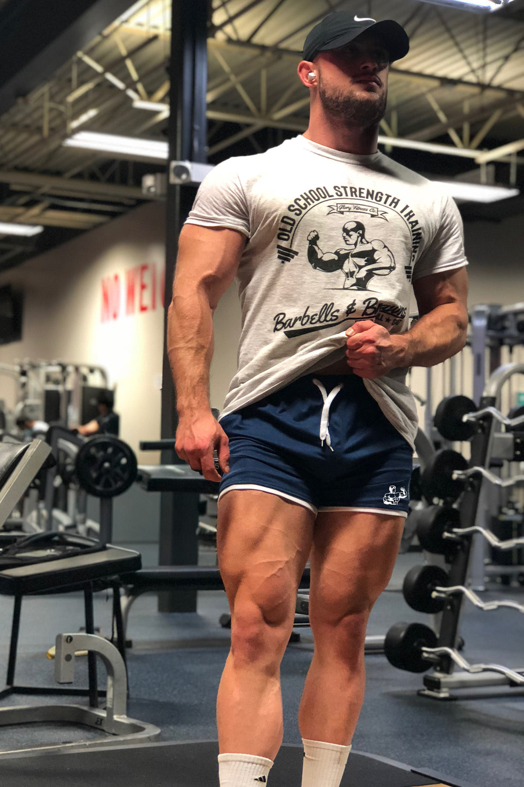 NAVY DRI-FIT SHORTS