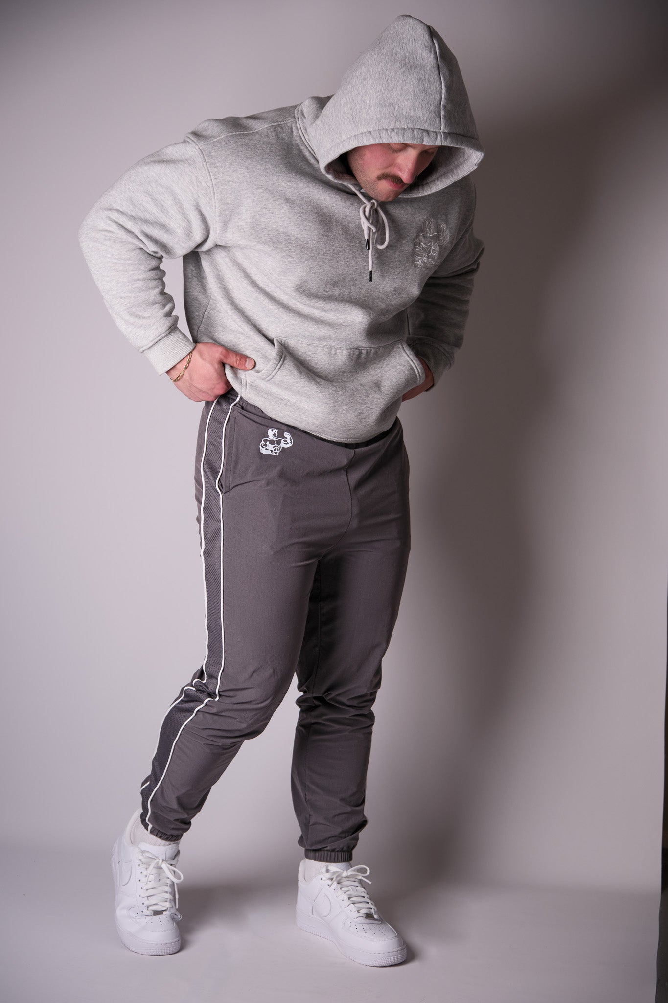 Men's Windbreaker Joggers - Gray – Old School Glory