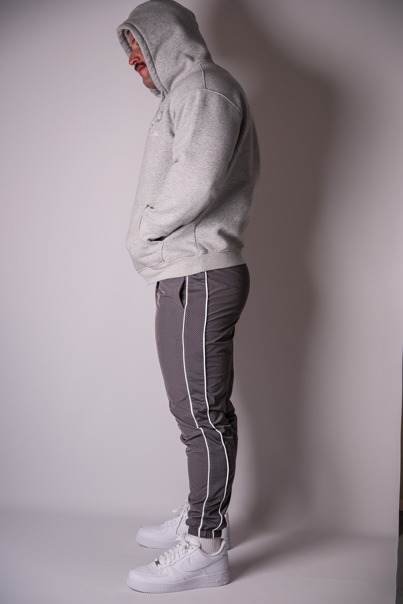 Men's Windbreaker Joggers - Gray – Old School Glory