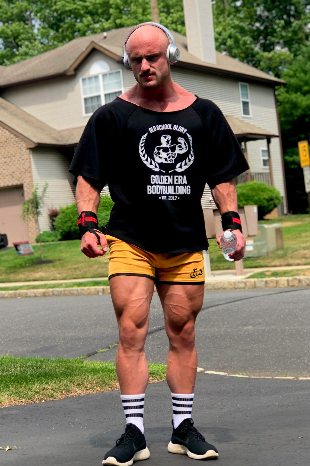 GOLDEN DRI-FIT SHORTS