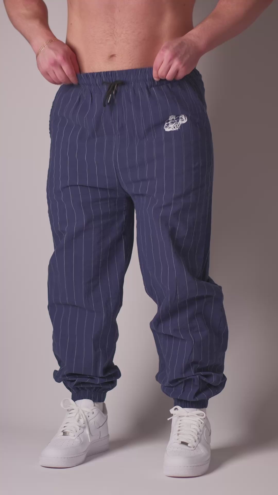 POSEIDON '96 STRIPED JOGGERS