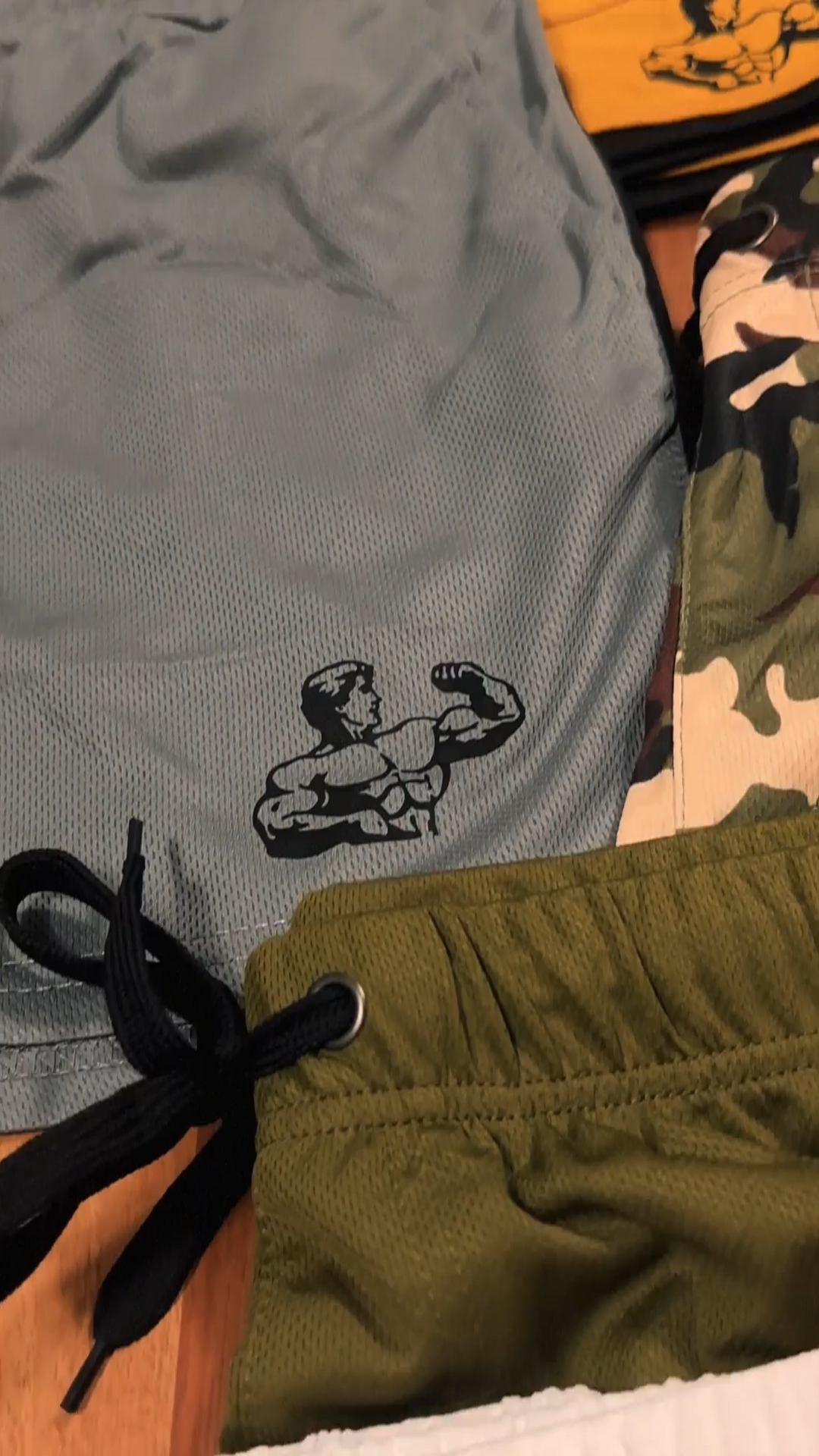 GREY DRI-FIT SHORTS